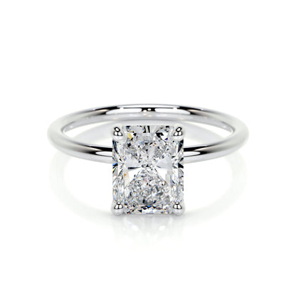 Radiant 2.0 CT Lab Grown Diamond Solitaire Engagement Ring 1