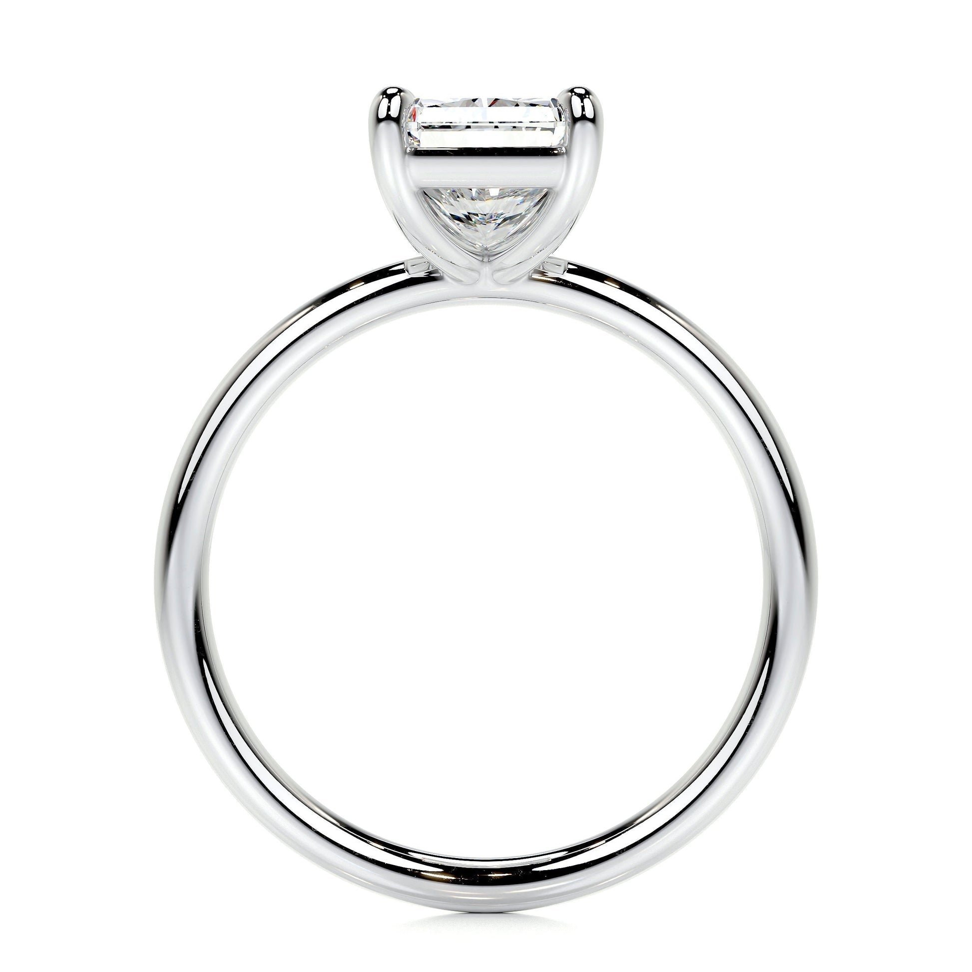 Radiant 2.0 CT Lab Grown Diamond Solitaire Engagement Ring 5