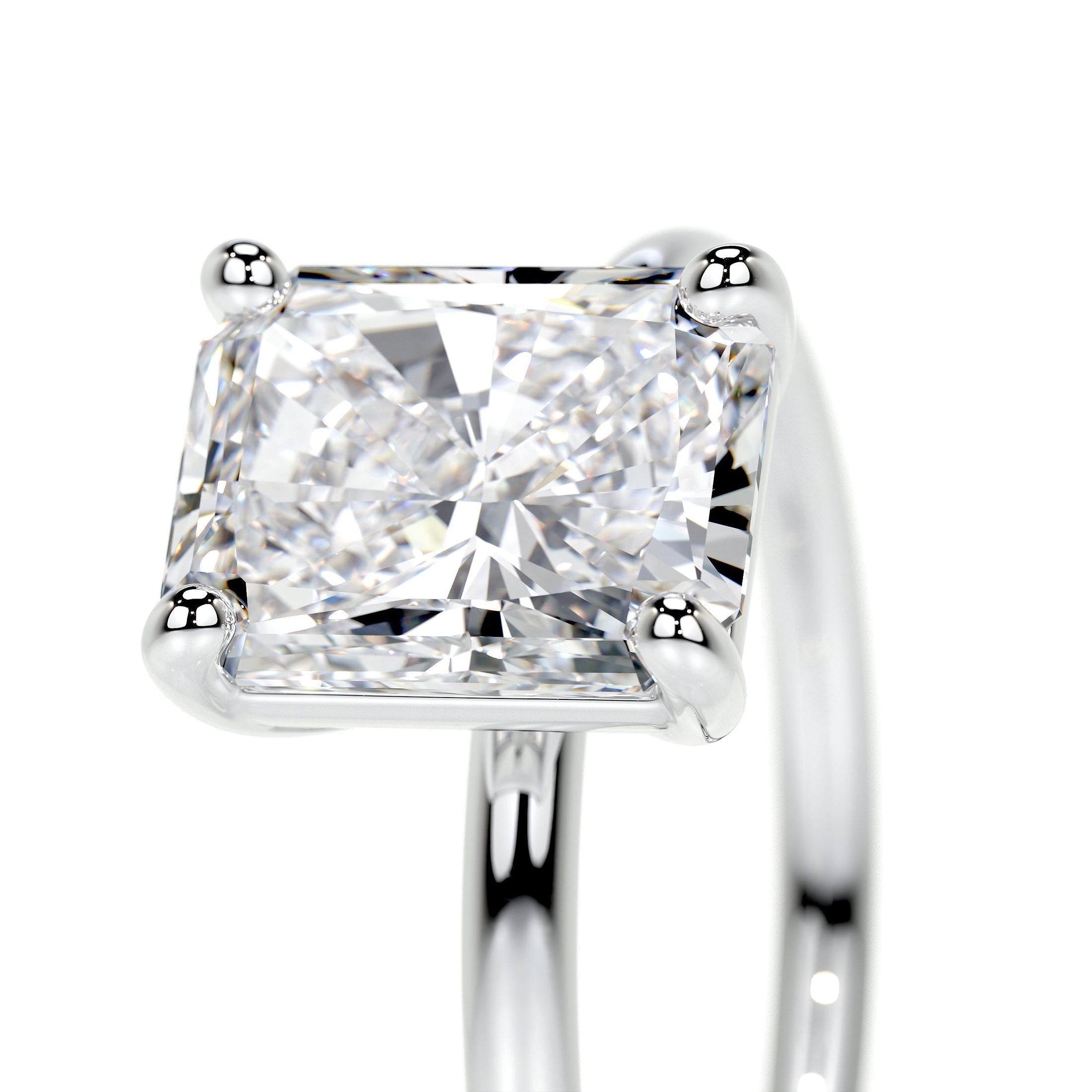 Radiant 2.0 CT Lab Grown Diamond Solitaire Engagement Ring