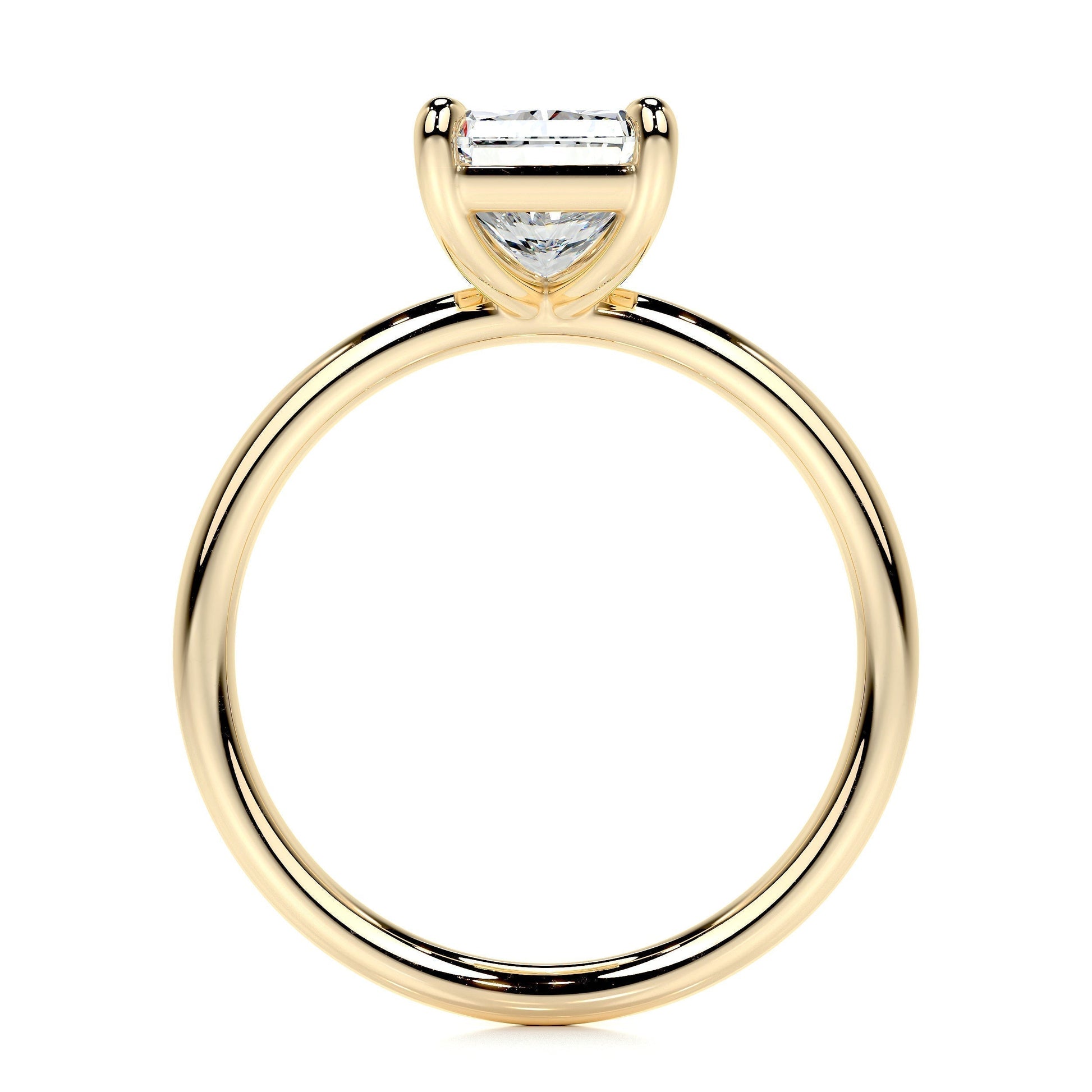 Radiant 2.0 CT Lab Grown Diamond Solitaire Engagement Ring 9