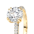 Load image into Gallery viewer, 2.0 CT Round Hidden Halo Lab Grown Diamond Eternity Ring
