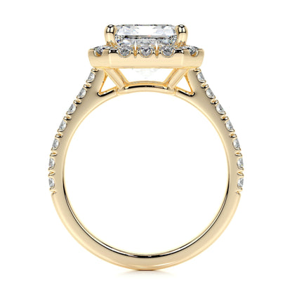 1.50 CT Emerald Halo CVD D/VS1 Diamond Engagement Ring 16