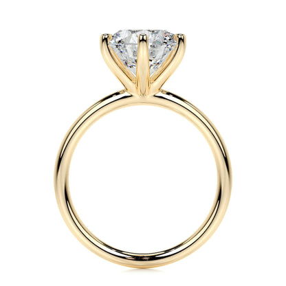 2.0 CT Round Solitaire CVD E/VS2 Diamond Engagement Ring 10