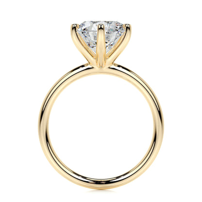 2.0 CT Round Solitaire CVD E/VS2 Diamond Engagement Ring 10