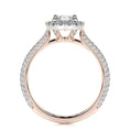 Load image into Gallery viewer, Radiant 1.50 CT Oval Lab Grown Diamond Halo Engagement Ring
