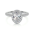 Load image into Gallery viewer, Radiant 1.50 CT Oval Lab Grown Diamond Halo Engagement Ring
