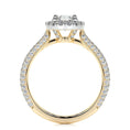 Load image into Gallery viewer, Radiant 1.50 CT Oval Lab Grown Diamond Halo Engagement Ring
