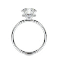 Load image into Gallery viewer, 2.0 CT Pear Cut Lab Grown Diamond Engagement Ring with Hidden Halo Elegance
