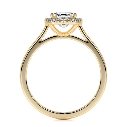 1.0 CT Emerald Halo CVD E/VS2 Diamond Engagement Ring 10