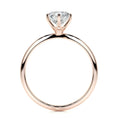 Load image into Gallery viewer, 1.0 CT Round Lab Grown Diamond Gold Solitaire Engagement Ring
