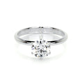 Load image into Gallery viewer, 1.0 CT Round Lab Grown Diamond Gold Solitaire Engagement Ring 5
