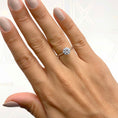 Load image into Gallery viewer, 1.0 CT Round Lab Grown Diamond Gold Solitaire Engagement Ring 12
