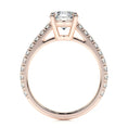 Load image into Gallery viewer, 0.80 CT Round Lab Grown Diamond Pave Engagement Ring
