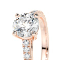 Load image into Gallery viewer, 0.80 CT Round Lab Grown Diamond Pave Engagement Ring
