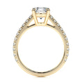 Load image into Gallery viewer, 0.80 CT Round Lab Grown Diamond Pave Engagement Ring
