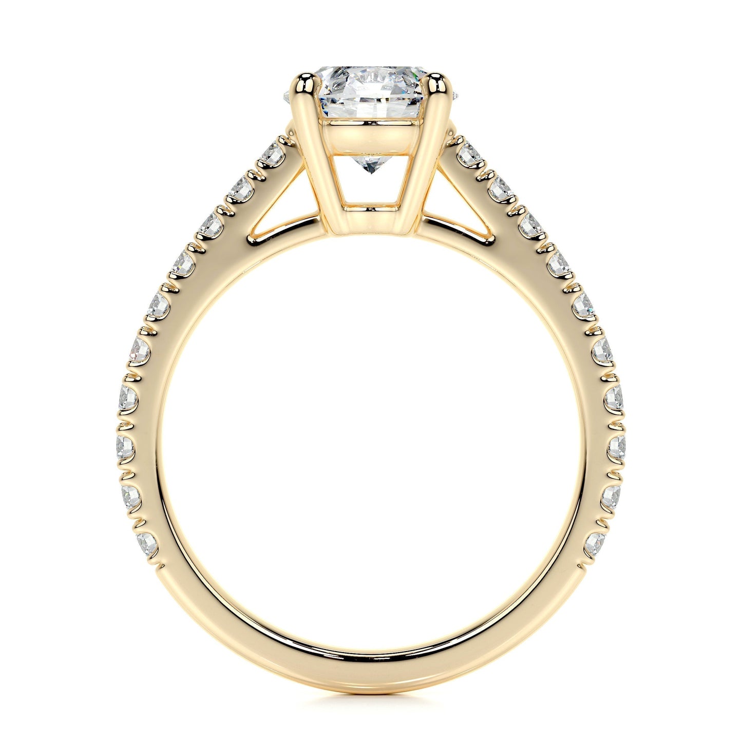 0.80 CT Round Solitaire CVD E/VS2 Diamond Engagement Ring 10