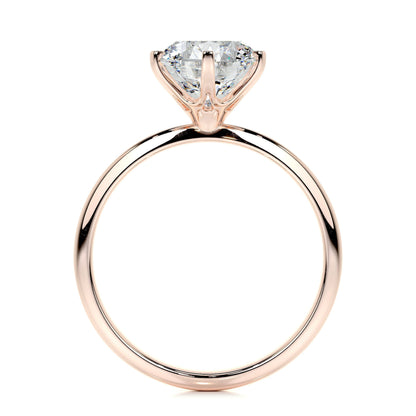 2.50 CT Round Solitaire Lab Grown Diamond Engagement Ring 16
