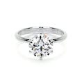 Load image into Gallery viewer, 2.50 CT Round Solitaire Lab Grown Diamond Engagement Ring
