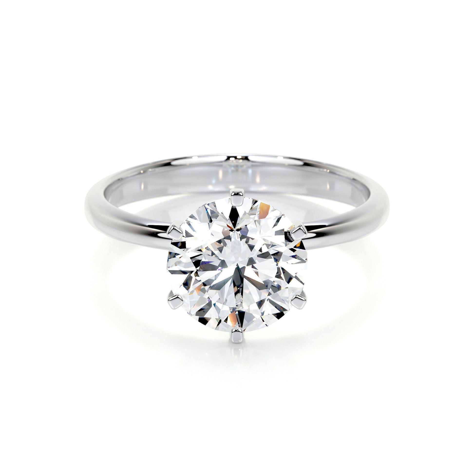 2.50 CT Round Solitaire Lab Grown Diamond Engagement Ring 1