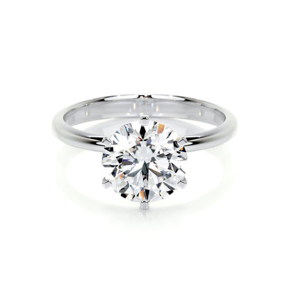 2.50 CT Round Solitaire Lab Grown Diamond Engagement Ring 1