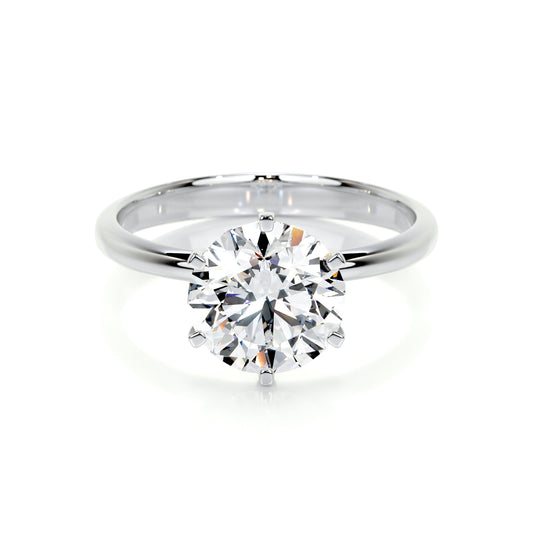 2.50 CT Round Solitaire Lab Grown Diamond Engagement Ring