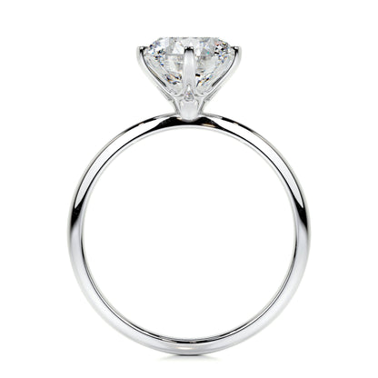 2.50 CT Round Solitaire Lab Grown Diamond Engagement Ring 5