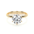 Load image into Gallery viewer, 2.50 CT Round Solitaire Lab Grown Diamond Engagement Ring
