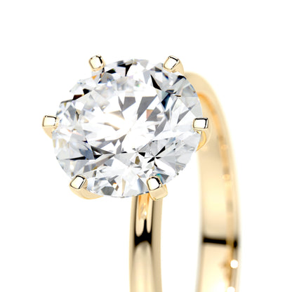 2.50 CT Round Solitaire Lab Grown Diamond Engagement Ring 9
