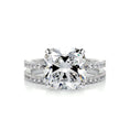 Load image into Gallery viewer, 3.0 CT Cushion Cut Lab Grown Diamond Solitaire Bridal Set
