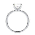 Load image into Gallery viewer, Radiant 3.0 CT Lab Grown Diamond Pave Engagement Ring
