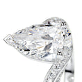 Load image into Gallery viewer, 2.0 CT Pear-Shaped Lab Grown Diamond Bypass Engagement Ring
