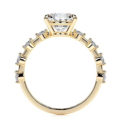 3.0 CT Oval Solitaire CVD  E/VS1 Diamond Engagement Ring 12