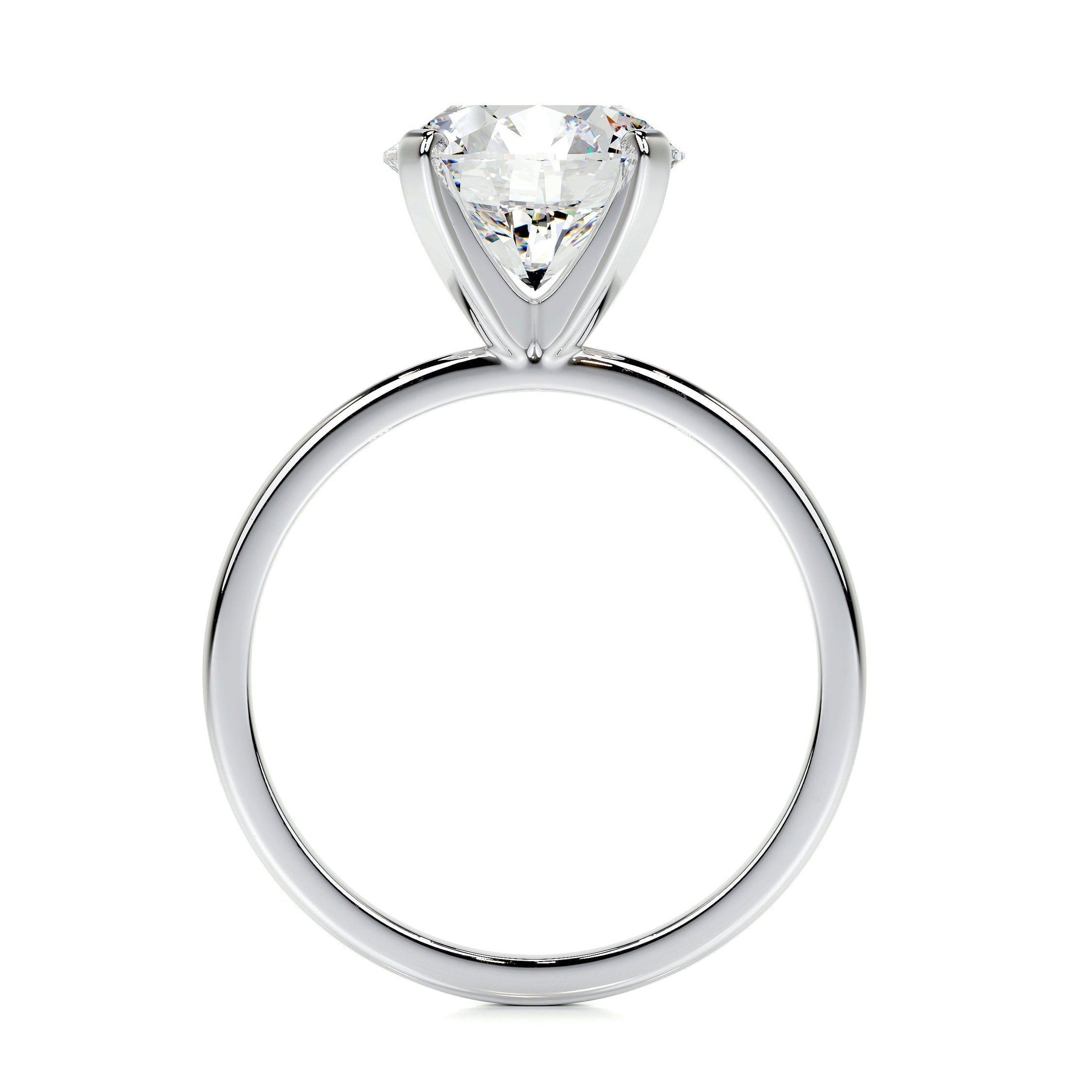 Radiant 3.0 CT Princess-Cut Lab Grown Diamond Solitaire Engagement Ring