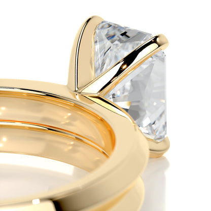 2.0 CT Radiant Cut Lab Grown Diamond Solitaire Bridal Set 8