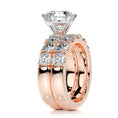 Load image into Gallery viewer, Radiant 3.0 CT Round Lab Grown Diamond Solitaire Bridal Set
