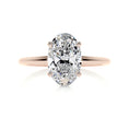 Load image into Gallery viewer, 2.0 CT Oval Lab Grown Diamond Solitaire Engagement Ring 9
