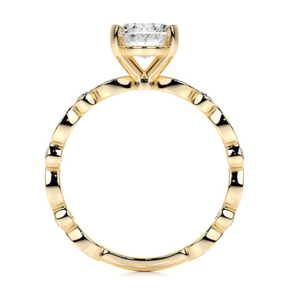 2.0 CT Oval Solitaire CVD F/SI1 Diamond Engagement Ring 12