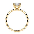 Load image into Gallery viewer, 2.0 CT Oval Lab Grown Diamond Vintage-Inspired Ring in Gold
