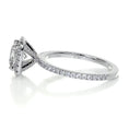 Load image into Gallery viewer, 1.0 TCW Cushion Cut Halo Lab Grown Diamond Ring
