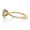 Load image into Gallery viewer, 1.0 TCW Cushion Cut Halo Lab Grown Diamond Ring
