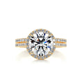 Load image into Gallery viewer, 2.0 CT Round Lab Grown Diamond Halo Bridal Ring Set
