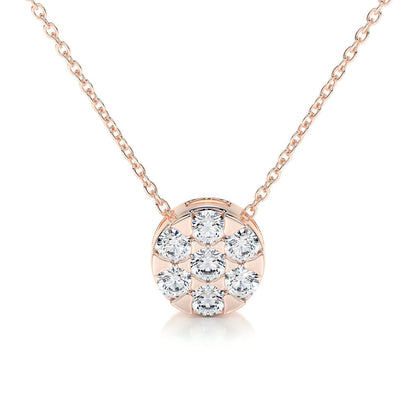 0.50 TCW Round Lab Grown Diamond Necklace 9
