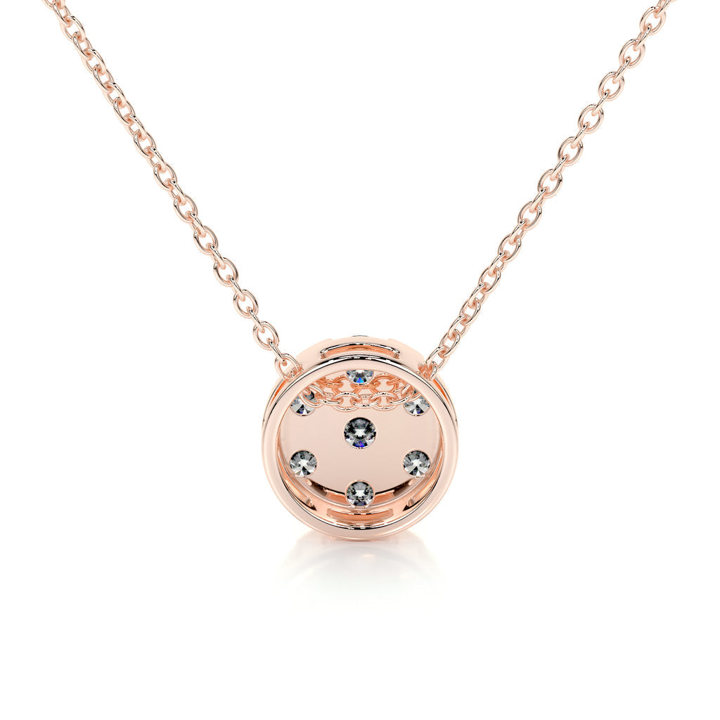 0.50 TCW Round Lab Grown Diamond Necklace 12