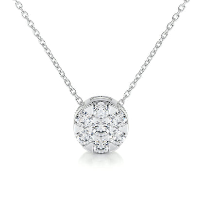 0.50 TCW Round Lab Grown Diamond Necklace 5