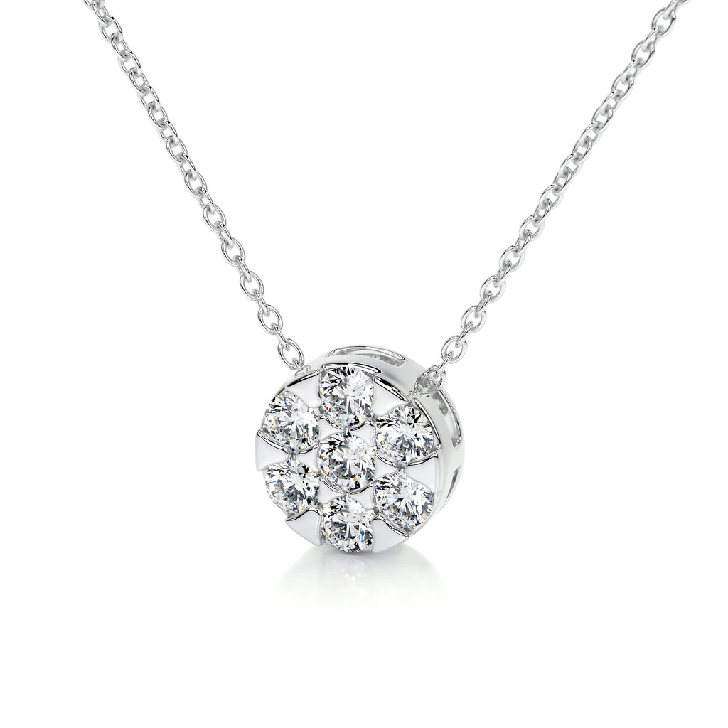 0.50 TCW Round Lab Grown Diamond Necklace 6