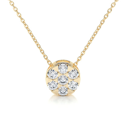 0.50 TCW Round Lab Grown Diamond Necklace 1