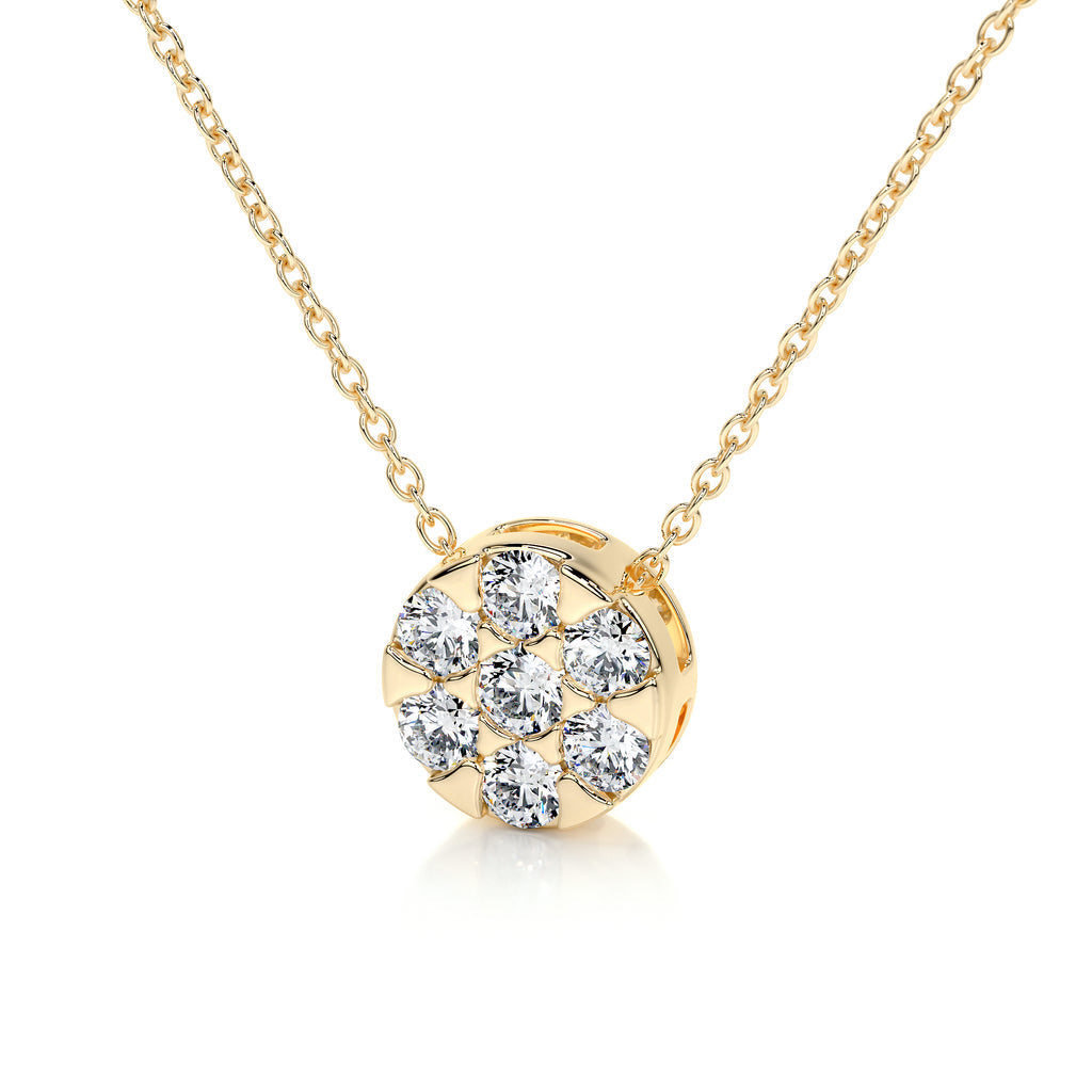 0.50 TCW Round Lab Grown Diamond Necklace 2