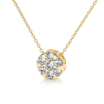 0.50 TCW Round Lab Grown Diamond Necklace 2