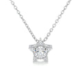 Load image into Gallery viewer, 0.25 TCW Round Lab Grown Diamond Star Necklace
