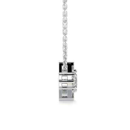 0.25 TCW Round Lab Grown Diamond Star Necklace 7